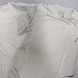 Bundle: 2 Patagonia Medium Gray Shirt Capalene